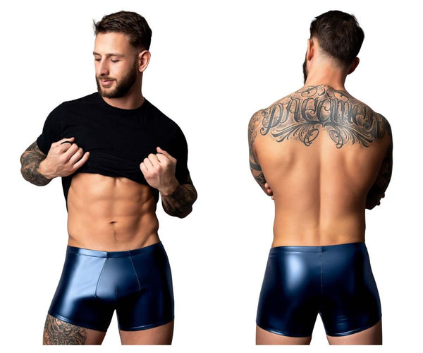 Male Power 153-301 Liquid Onyx 2.0 Pouch Short Color Blue