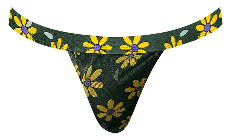 Male Power 433-285 Petal Power Micro Thong  Color Daisy Print