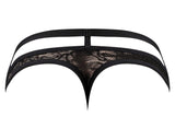 Male Power 446-289 Lucifer Cut Out Strappy Thong Color Black