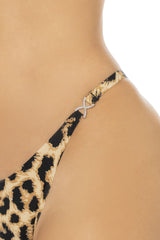 Mapale 140 No Show Animal Print Thong Color Animal Print