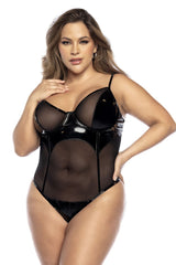 Mapale 2732X Bodysuit Color Wet Black