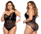 Mapale 2732X Bodysuit Color Wet Black