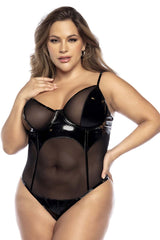 Mapale 2732X Bodysuit Color Wet Black