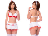Mapale 60082 Nurse Costume Lingerie Outfit - Color As Shown