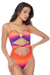 Mapale 67176 One Piece Swimsuit Color Rose Dusk