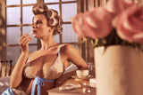 Mapale 75004 Lingerie Charming Two-Piece Pajama Set Color Pearl Sky Blue