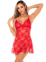 Mapale 75019 Lingerie Seductive Lace Sleep Chemise Color Red