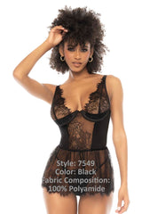 Mapale 7549 Raven Babydoll Color Black