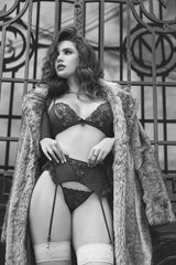 Mapale 80031 Seductive Mapale 80031 Three-Piece Lingerie Set in Burgundy Color Burgundy