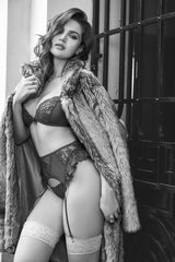 Mapale 80031 Seductive Mapale 80031 Three-Piece Lingerie Set in Burgundy Color Burgundy