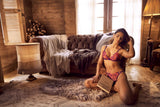 Mapale 80043 Two Piece Exotic Lingerie Set in Orchid Obscura Color Orchind Obscura
