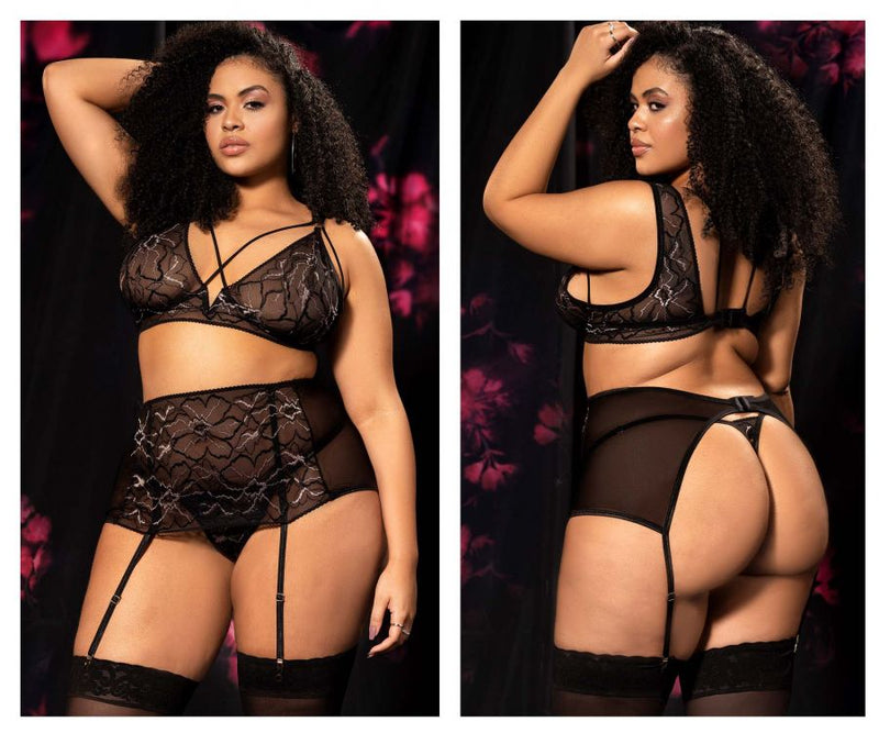 Mapale 8649X Three Piece Set Color Black