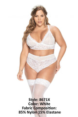 Mapale 8671X Two Piece Set Color White