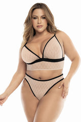 Mapale 8776X Three Piece Set Color Nude-Black