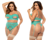 Mapale 8828X Sasha Three Piece Set Plus Color Jade