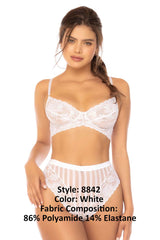 Mapale 8842 Emberly Two Piece Set Color White