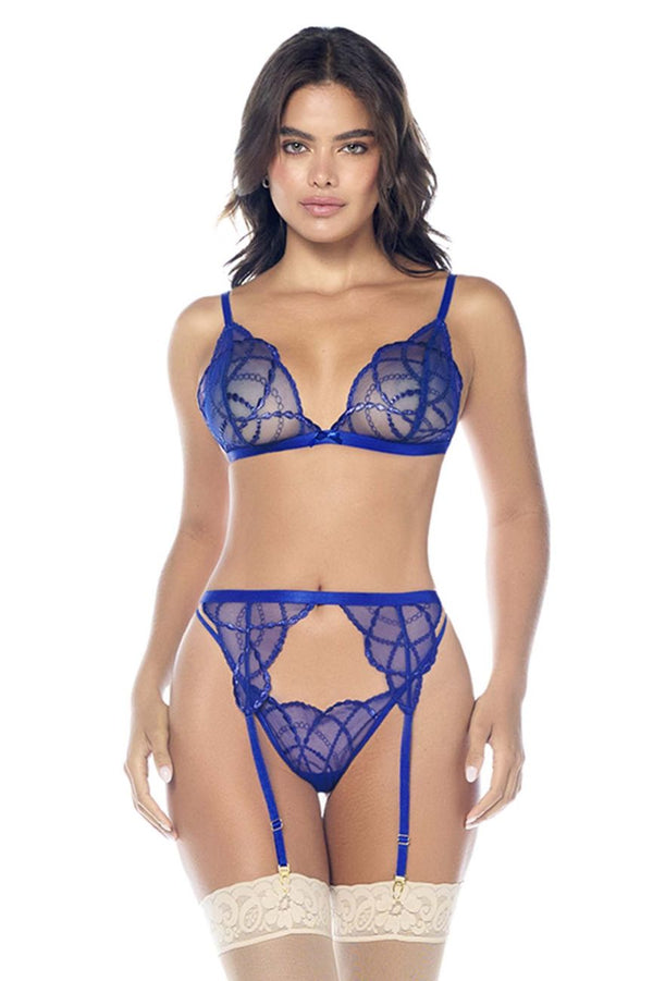 Mapale 8944 Three Piece Set Color Sapphire Blue