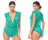 Mapale 8951 Romper-Babydoll Color Wild Teal