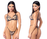 Mapale 8956 Two Piece Set Color Nude-Black
