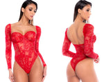 Mapale 8957 Bodysuit Color Red