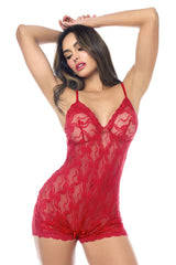 Mapale 8972 Romper-Babydoll Color Red