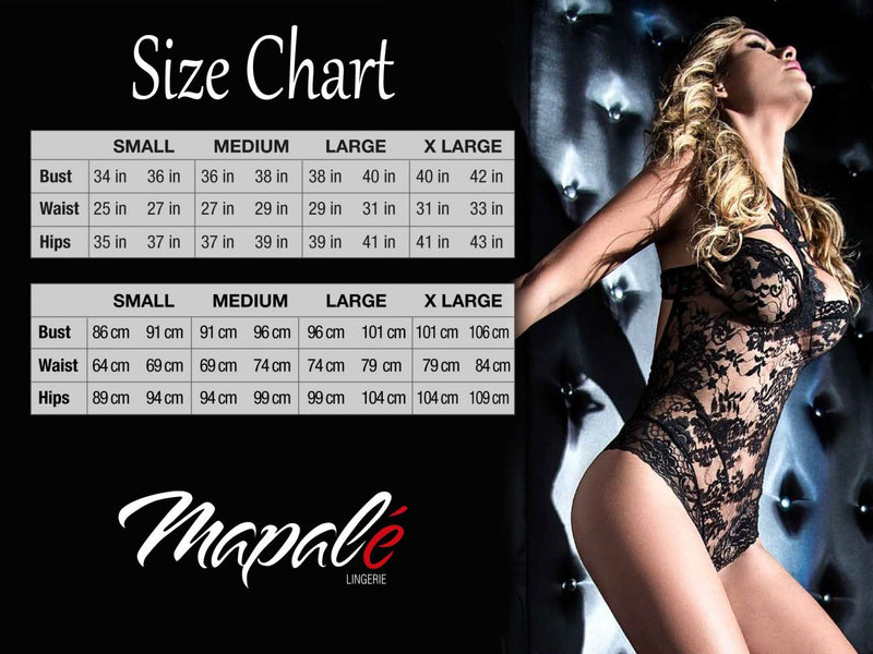 Mapale 8791 Bodysuit Color Black