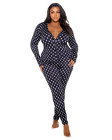 PBLI173 - Playboy Bunny Cozy Lounge Union Suit