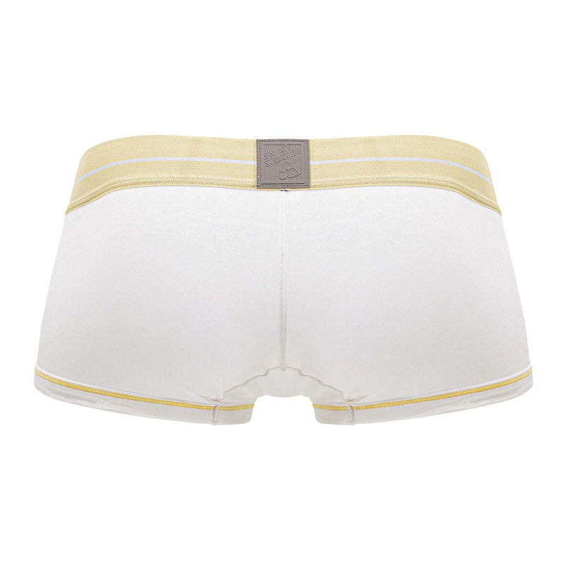 Private Structure MOUX4103 Mo Lite Mid Waist Trunks Color White