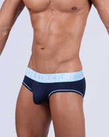 Private Structure MOUX4104 Mo Lite Mid Waist Mini Briefs Color Navy