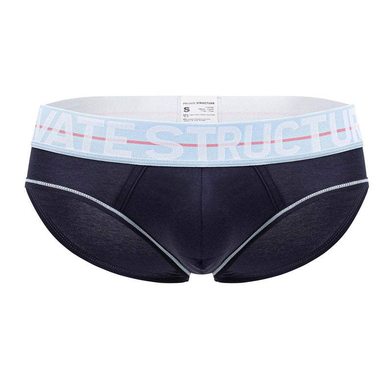 Private Structure MOUX4104 Mo Lite Mid Waist Mini Briefs Color Navy