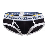 Private Structure SCUS4529 Classic Mid Waist Mini Briefs Color Black