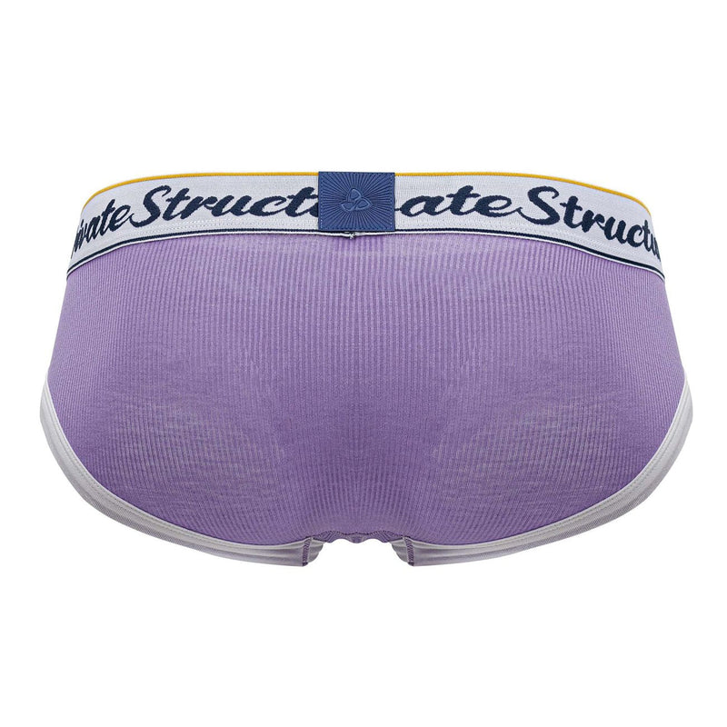 Private Structure SCUS4529 Classic Mid Waist Mini Briefs Color Purple