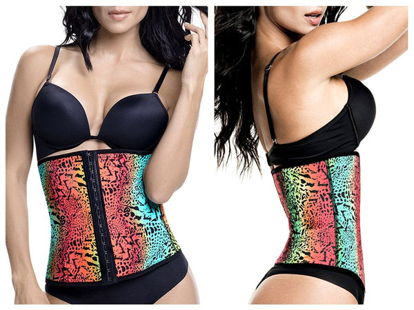 TrueShapers 1062 Latex free Workout Waist Training Cincher Color 01-Print