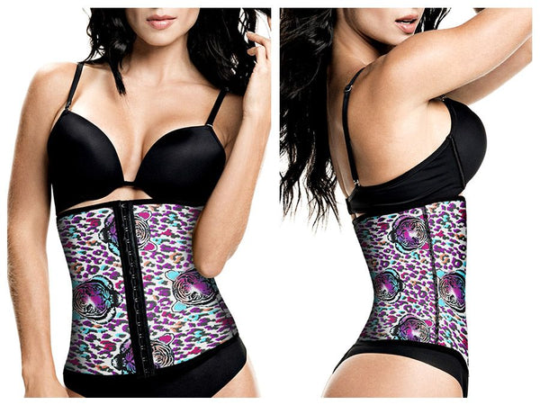 TrueShapers 1062 Latex free Workout Waist Training Cincher Color 03-Print