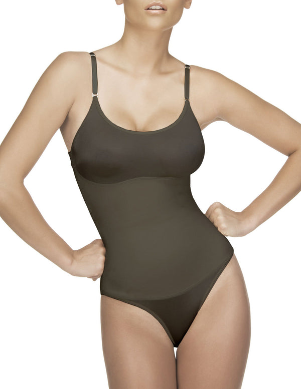 Vedette 105 Lea Bodysuit in Bikini Color Black