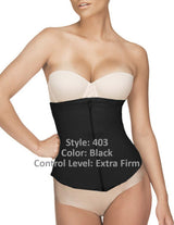 Vedette 403 Gigi Waist Cincher w/ Zipper Color Black