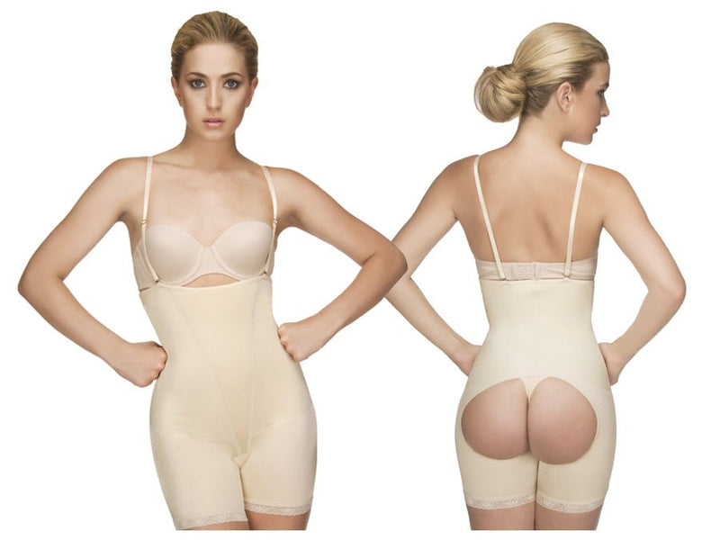 Vedette 504 Isabelle Strapless Mid Thigh Body w/ Buttock Enhancer Color Nude