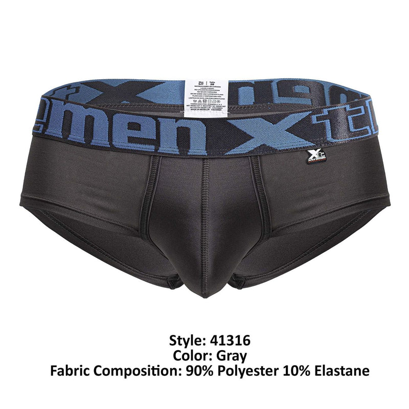 Xtremen 41316 Microfiber Briefs Color Gray
