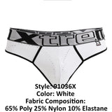 Xtremen 91036X Mesh Thongs Color White