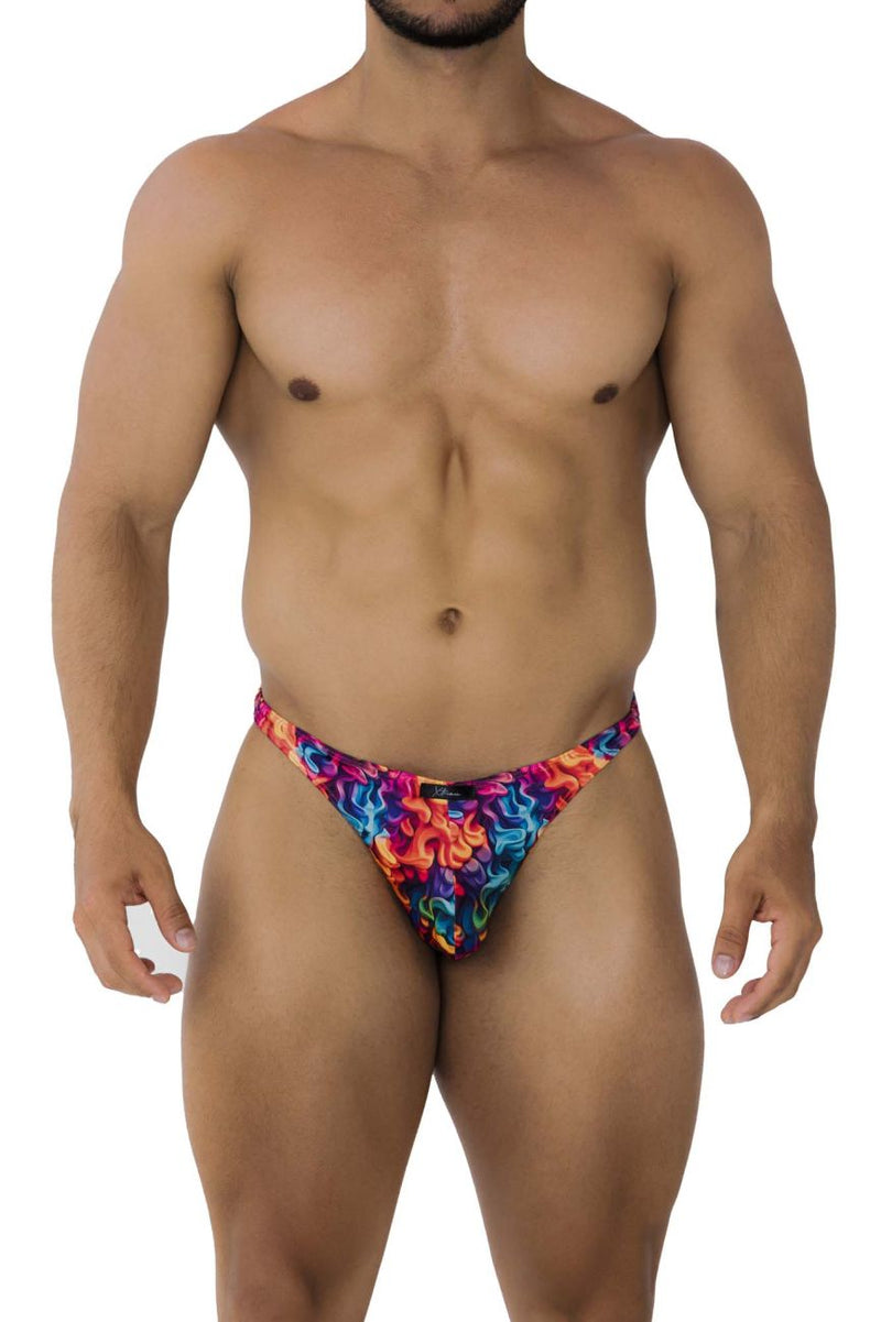 Xtremen 91171 Printed Thongs Color Fire