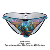 Xtremen 91172 Printed Bikini Color Leaves