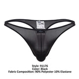 Xtremen 91176 Microfiber Thongs Color Black