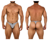 Xtremen 91185 Mesh Thongs Color Gray