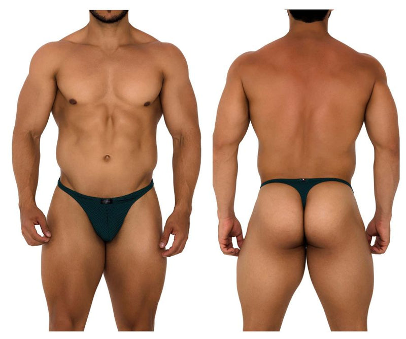 Xtremen 91185 Mesh Thongs Color Green