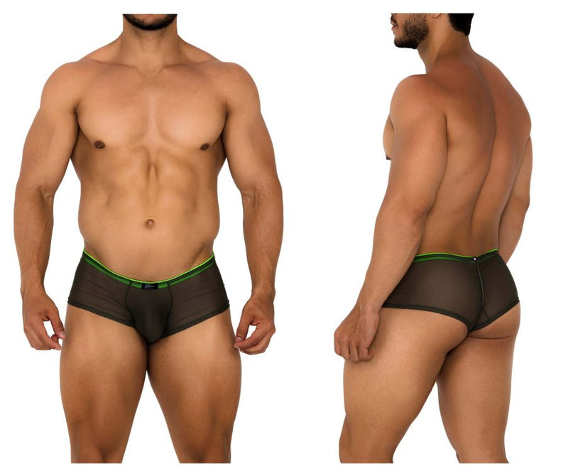 Xtremen 91188 Tulle Mesh Trunks Color Green