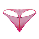 Xtremen 91189 Tulle Mesh Thongs Color Pink