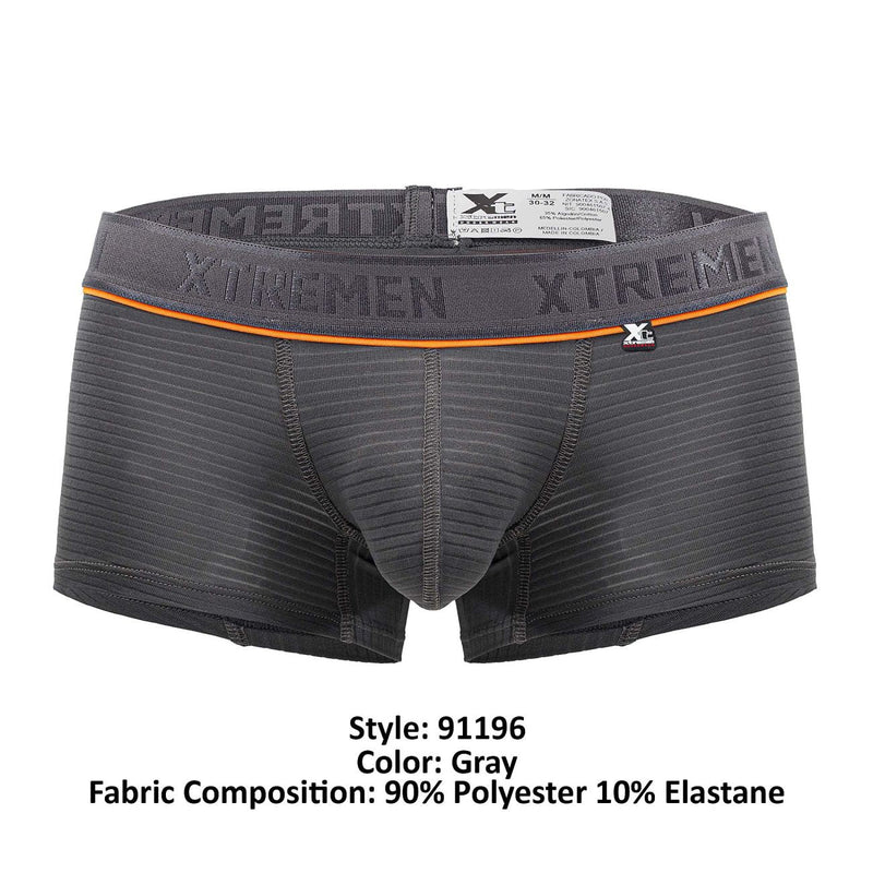 Xtremen 91196 Jacquard Trunks Color Gray