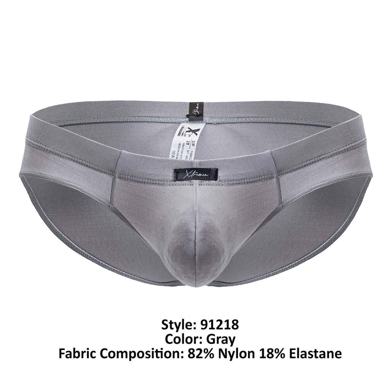 Xtremen 91218 Microfiber Briefs Color Gray