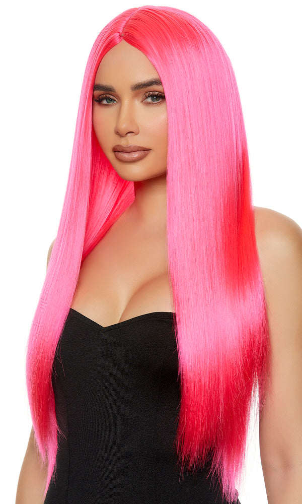 Pink Straight Wig