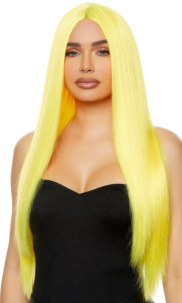 Yellow Straight Wig